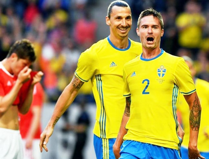 Zlatan stars as Sweden sign off with Wales win; Czech stunned